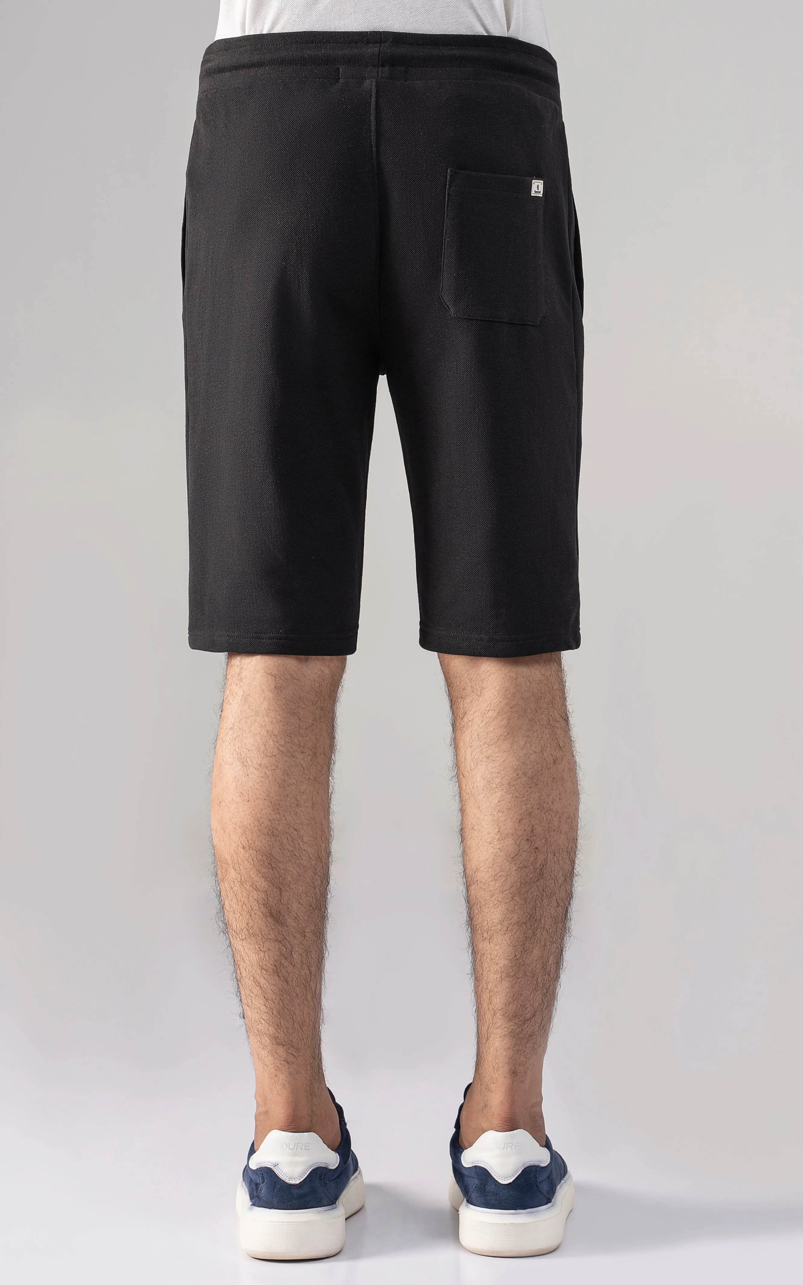 PIQUE TERRY SHORTS BLACK