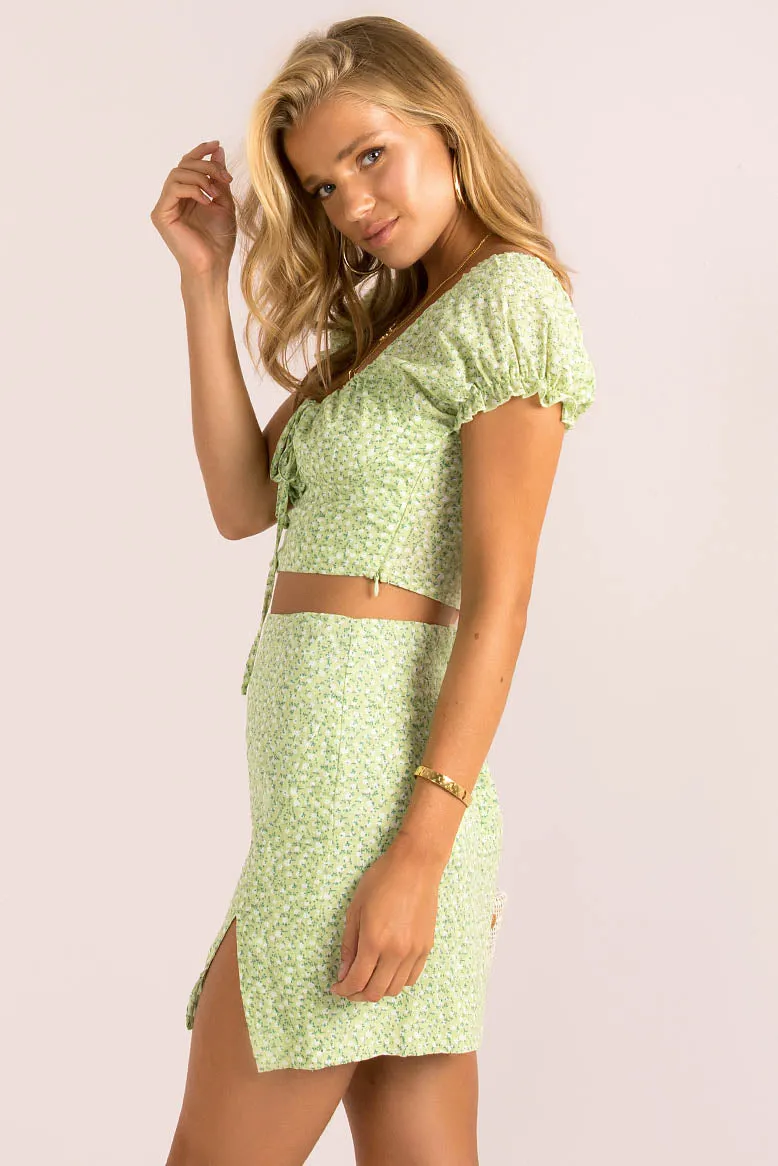Renee Top / Lime