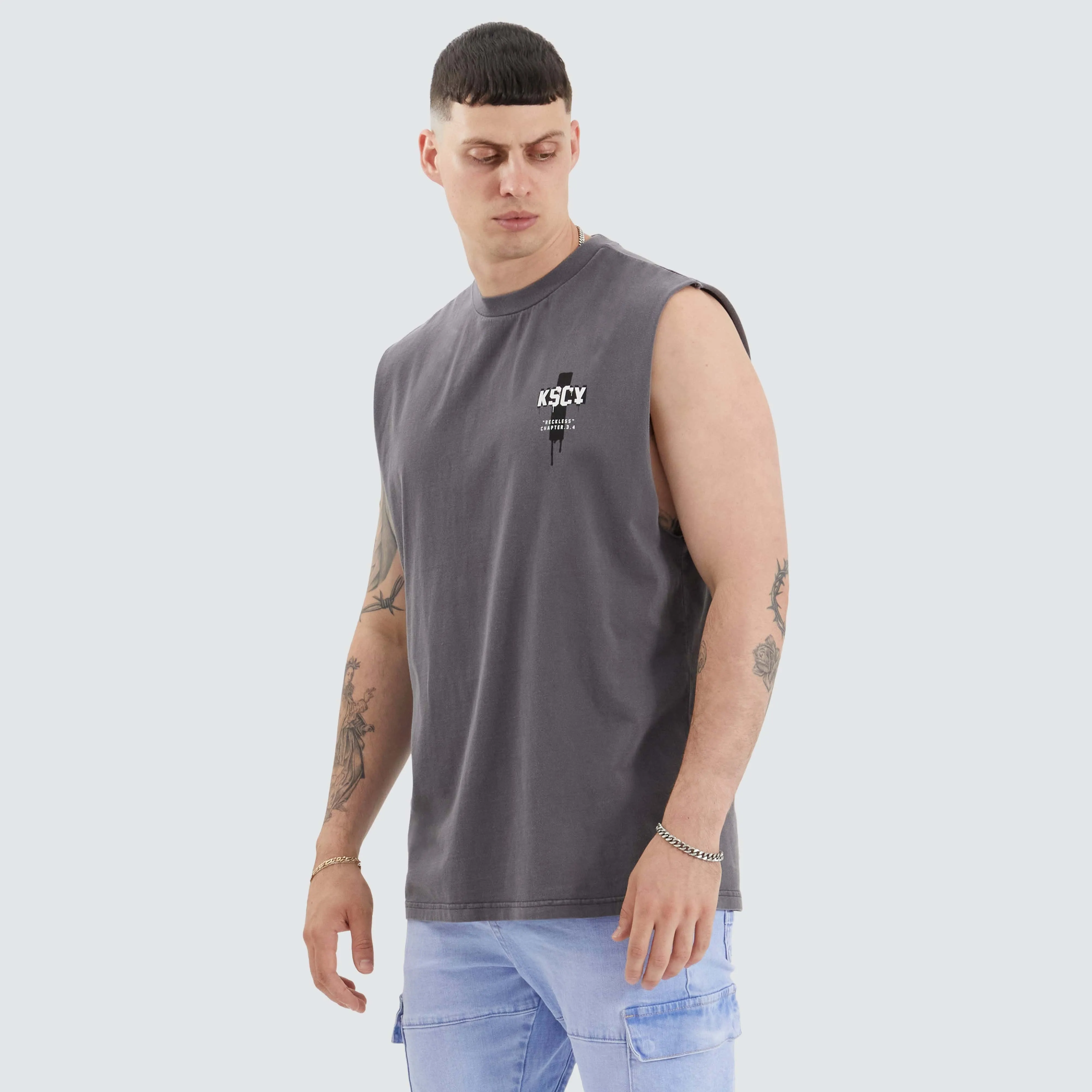 Ripped Relaxed Muscle Pigment Charcoal