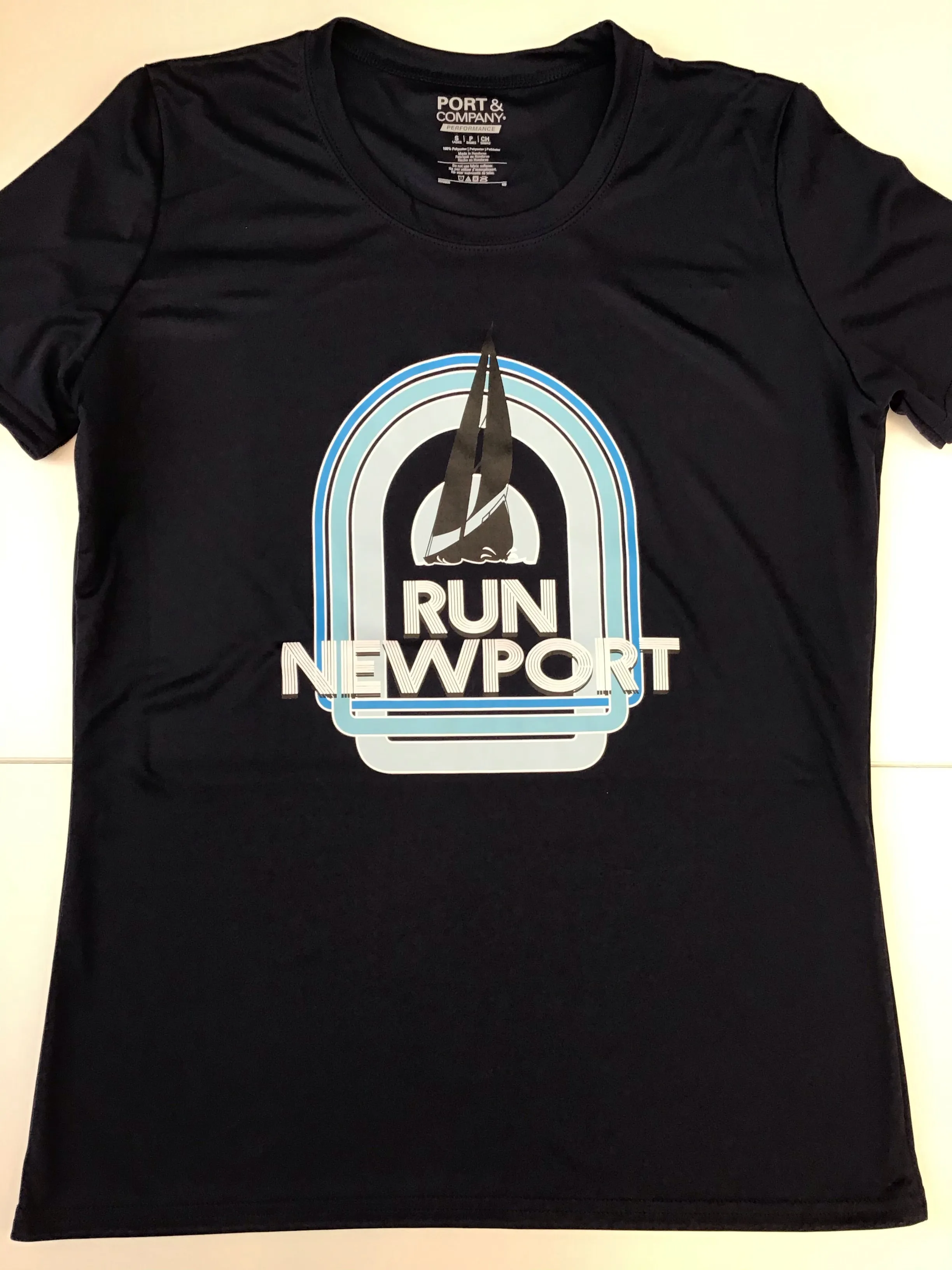 Run Newport Women's Tech-T Sail Boat