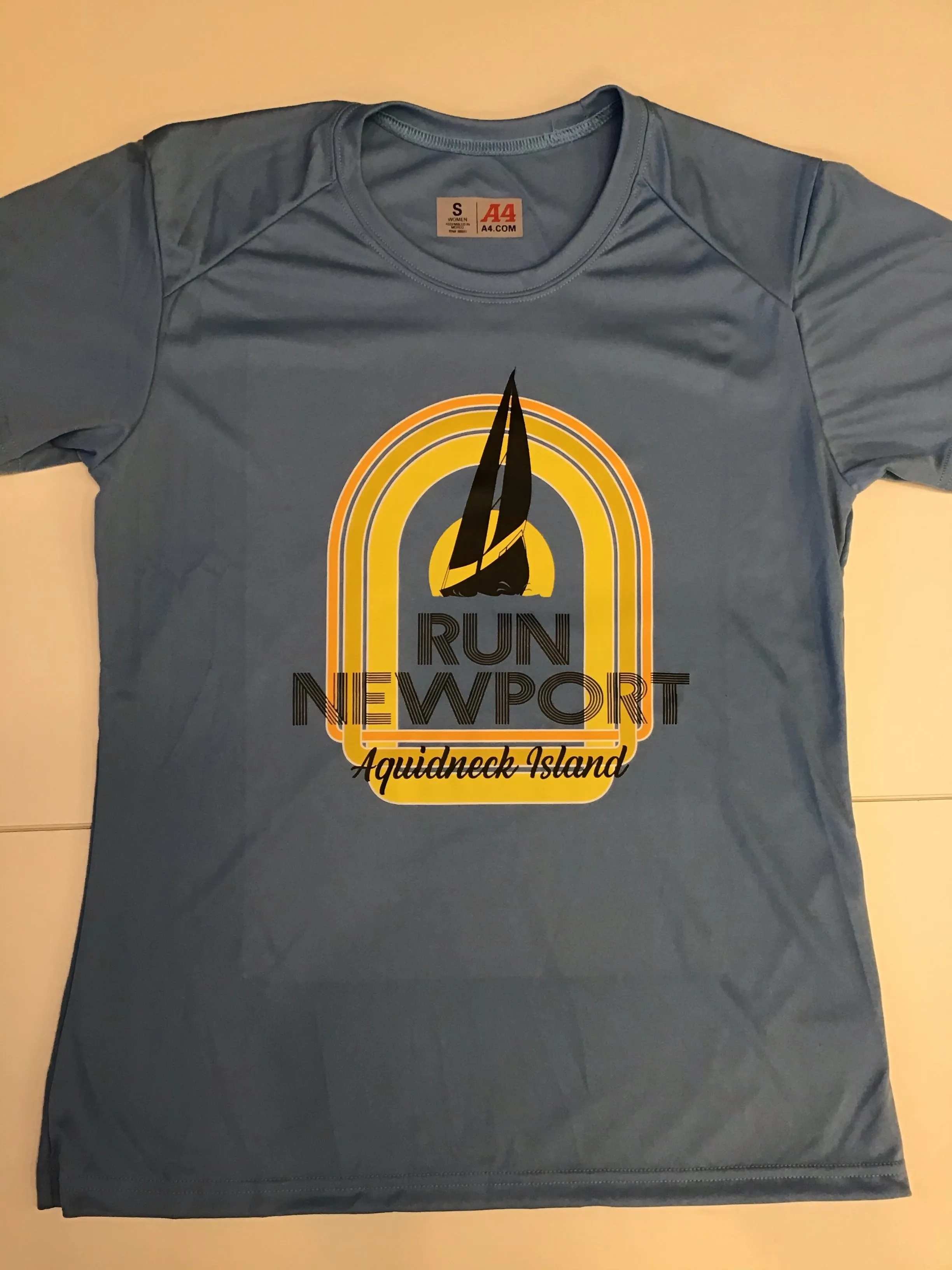 Run Newport Women's Tech-T Sail Boat