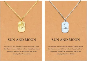 RZKING Layered Necklace for Women, Dainty 14K Gold Evil Eye, Sun Moon Stars, Starfish, Choker Pendant Necklace for Best Friend, Birthday, Thank's Giving, Christmas, Inspirational Gifts for Women
