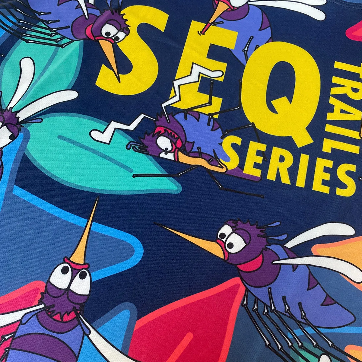 SEQ Trail Running Series Singlet | Mozzie Mayhem | Mens