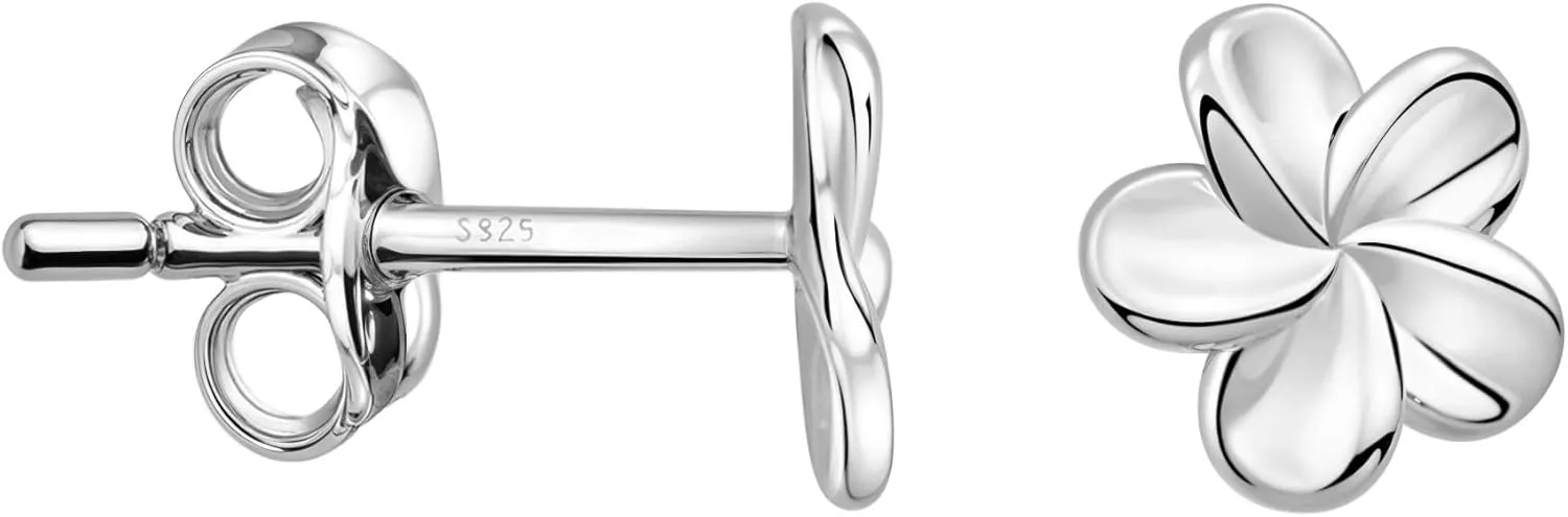 SOFIA MILANI - Solid 925 Sterling Silver Earrings for Women - Flower Stud Earring - E1380