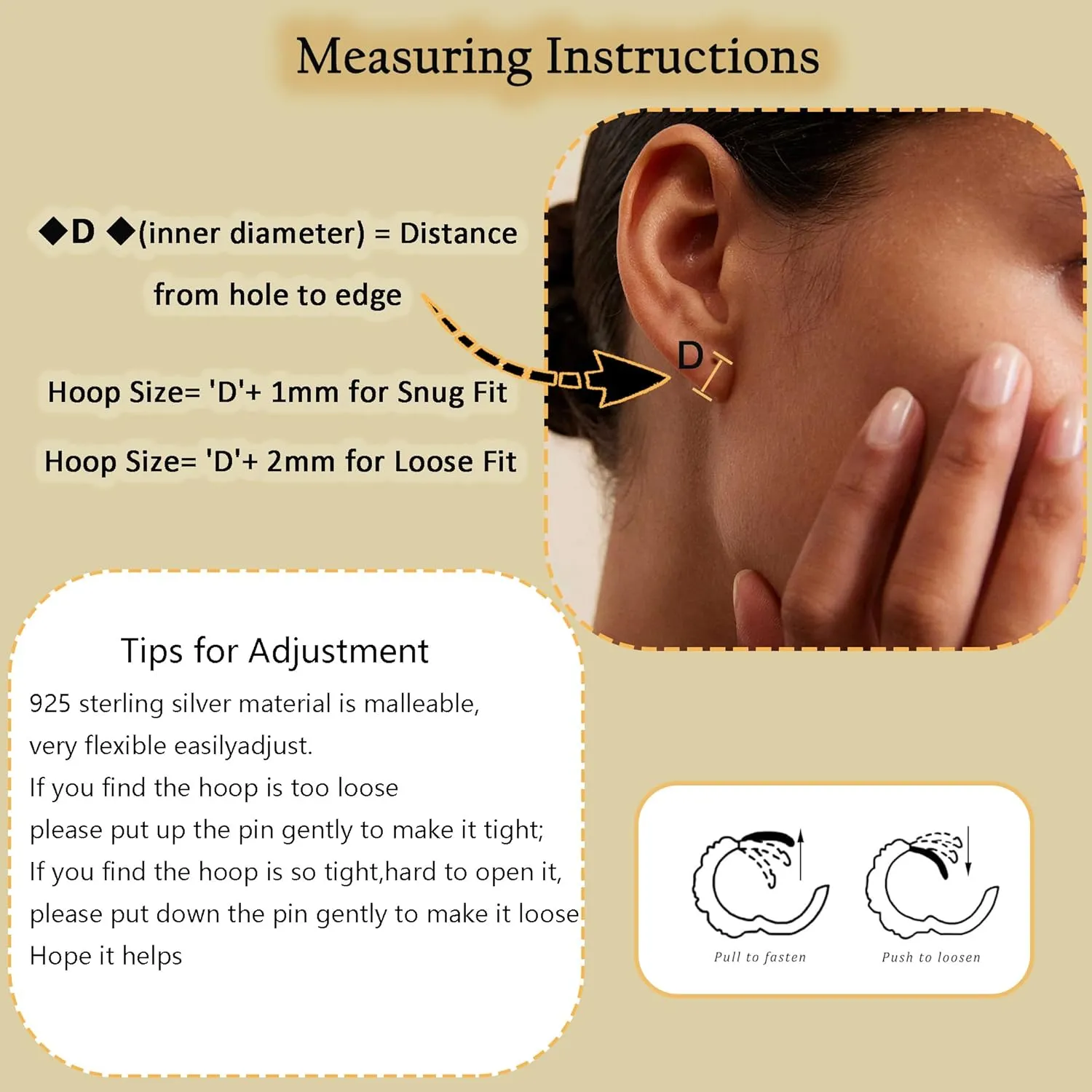 Solid 925 Sterling Silver Small Gold/Silver Hoop Earrings for Women Men 18K Gold Plated Huggie Earrings Hypoallergenic Earring for Tragus Cartilage Helix Conch Rook Daith Earlobe Jewelry Gift
