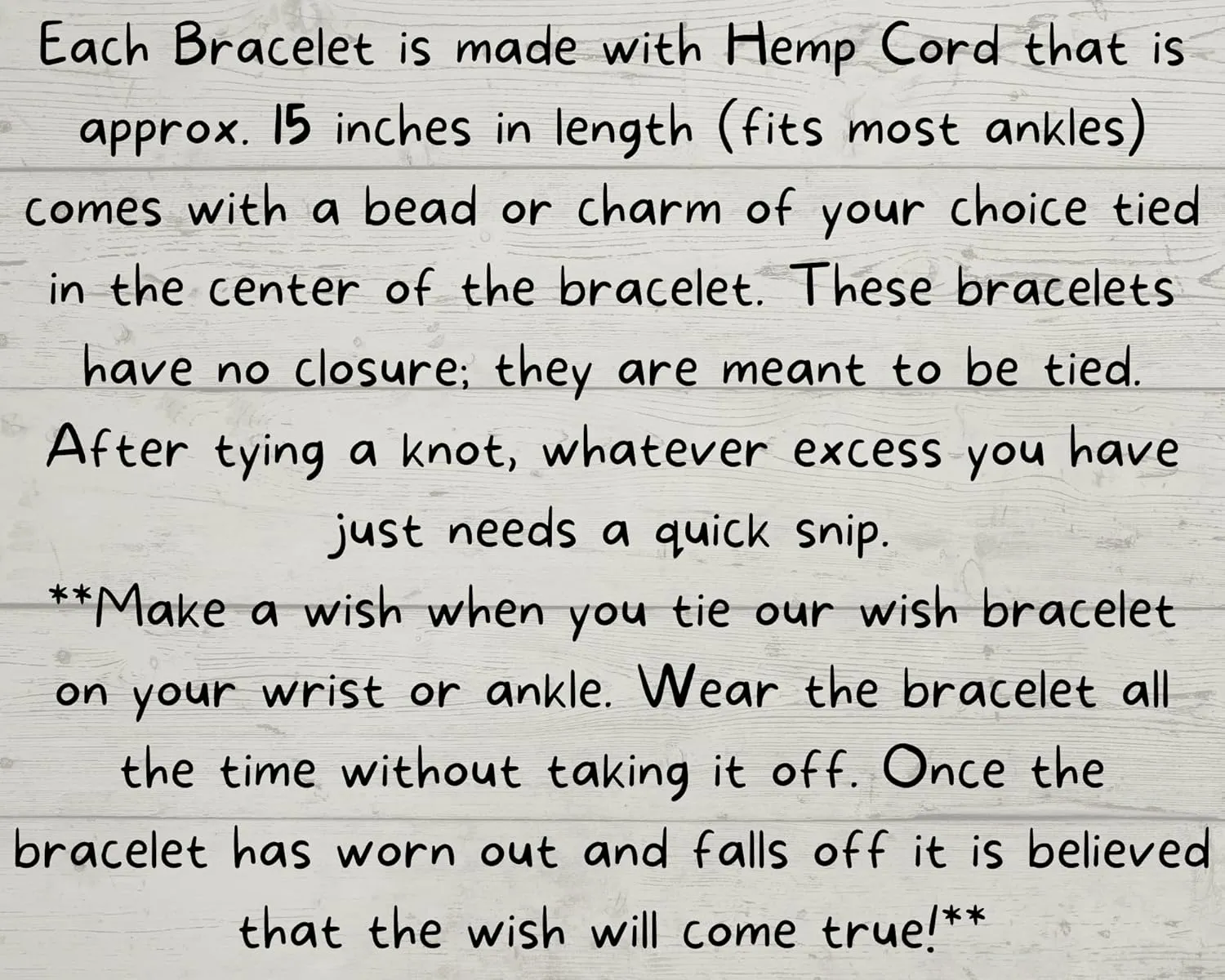 St. Patrick's Day Wish, Wish Bracelet, Holiday Party Favor, Thank You, St. Patrick's Day WIsh Bracelet, Co-Worker Gift, Friendship Wish Bracelet - Personalize Card (Shamrocks Shaped into a Heart)