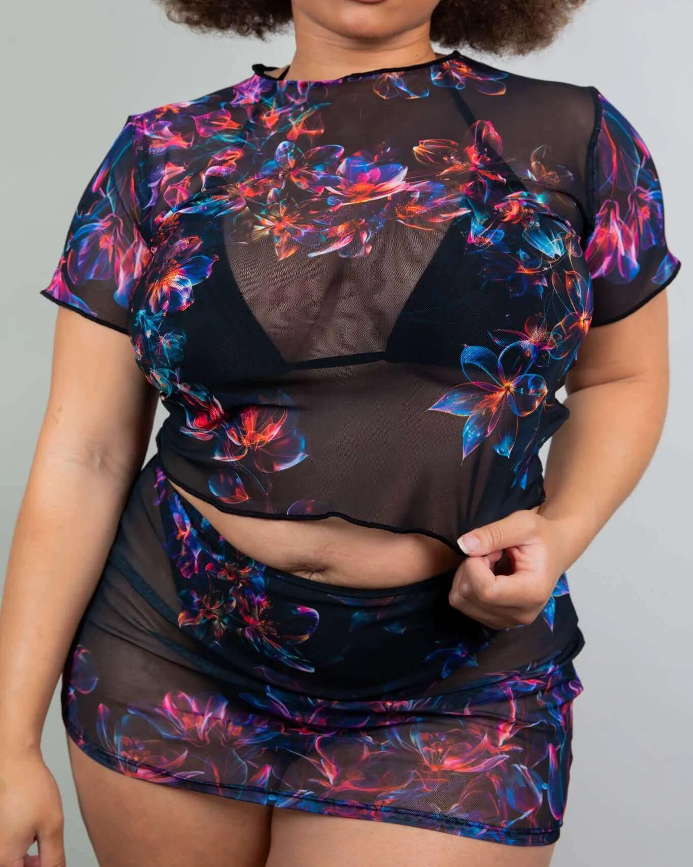 Starflora Mesh Baby Tee