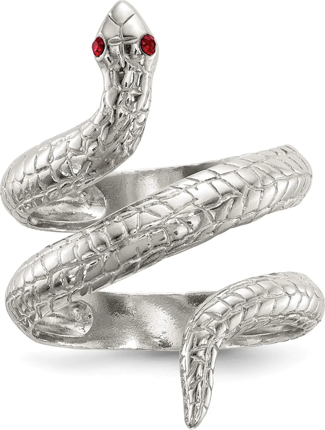 Sterling Silver Crystal Snake Ring - Jewelry By Sweet Pea