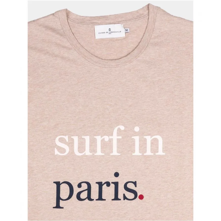 Surf in Paris Tee (Beige)