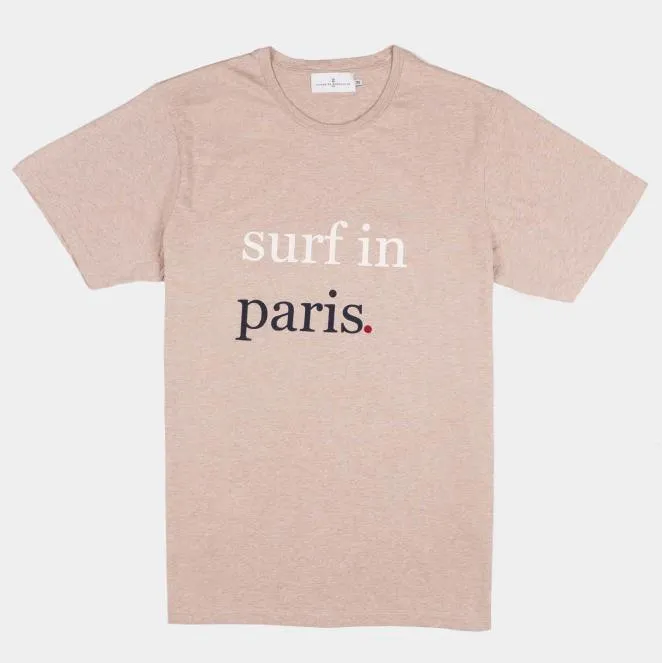 Surf in Paris Tee (Beige)