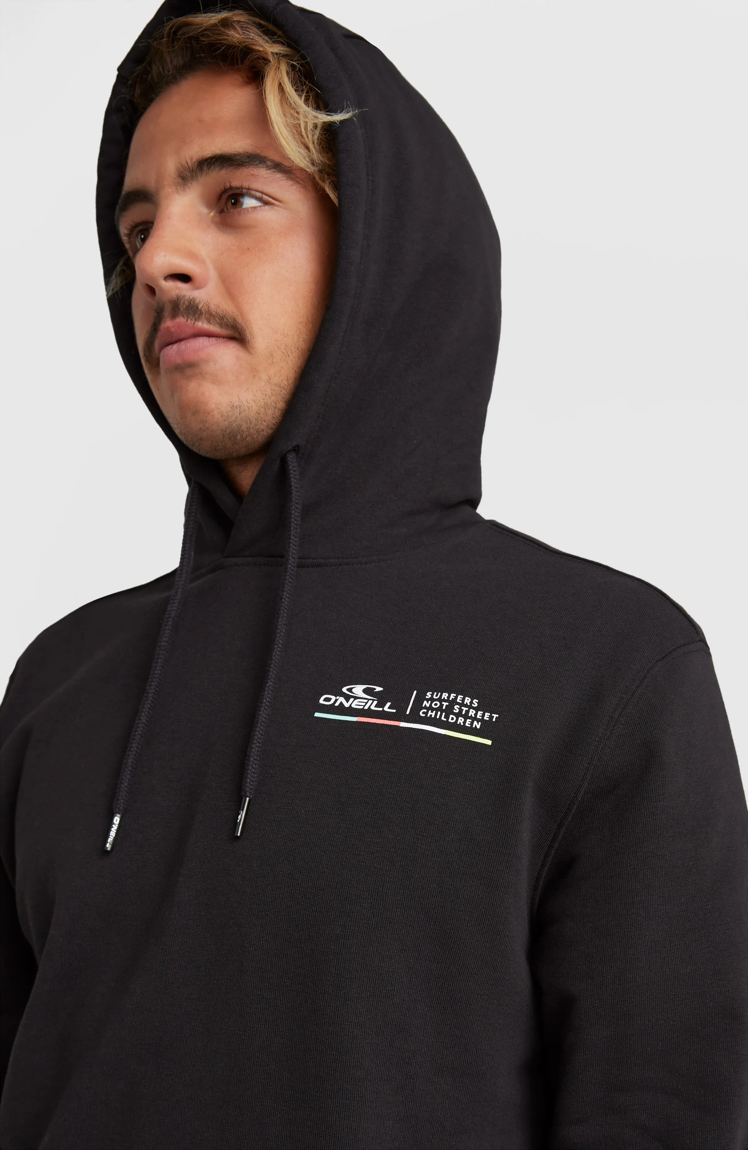 Surfers Not Street Children Hoodie | Black Out