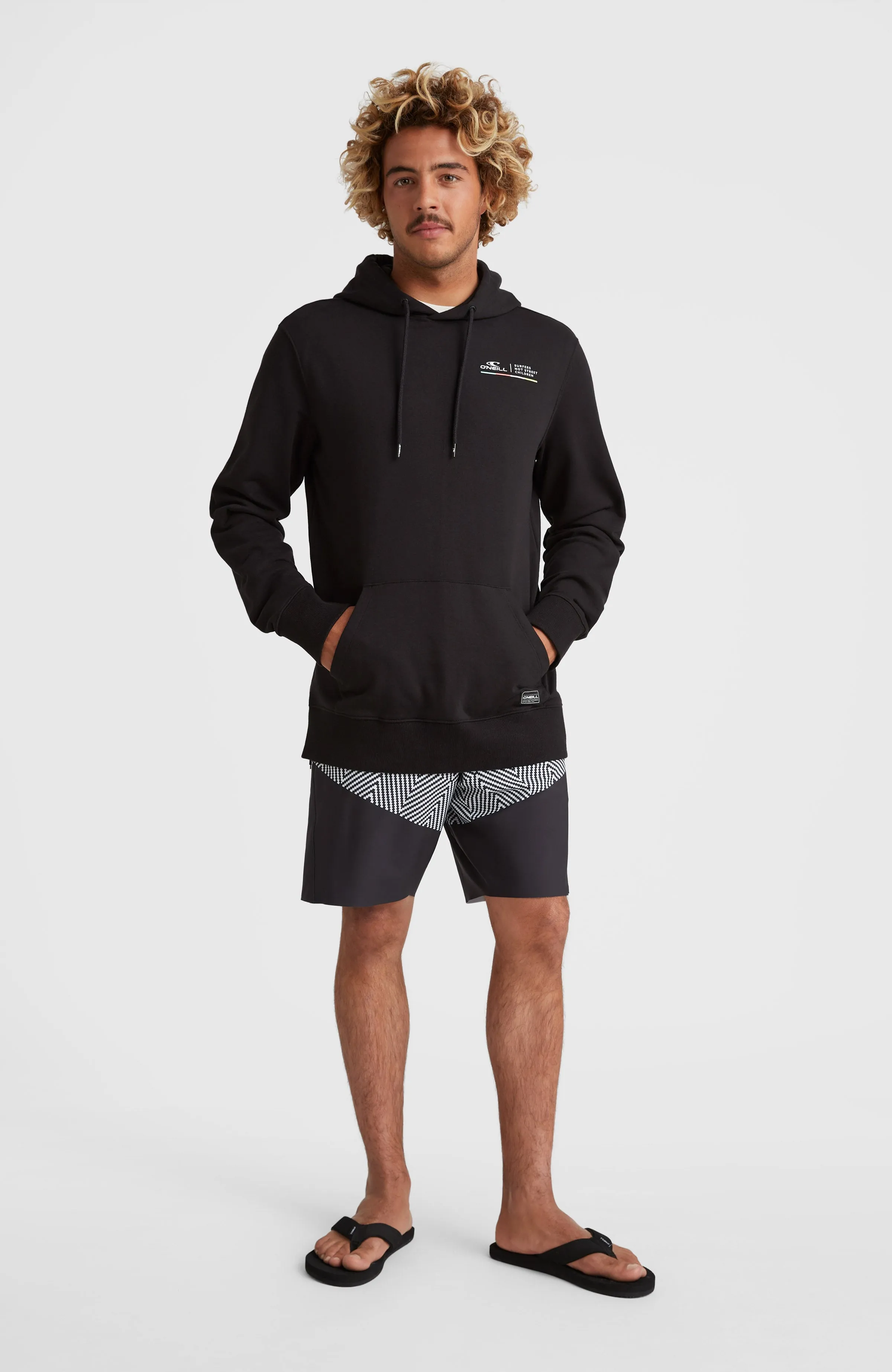 Surfers Not Street Children Hoodie | Black Out