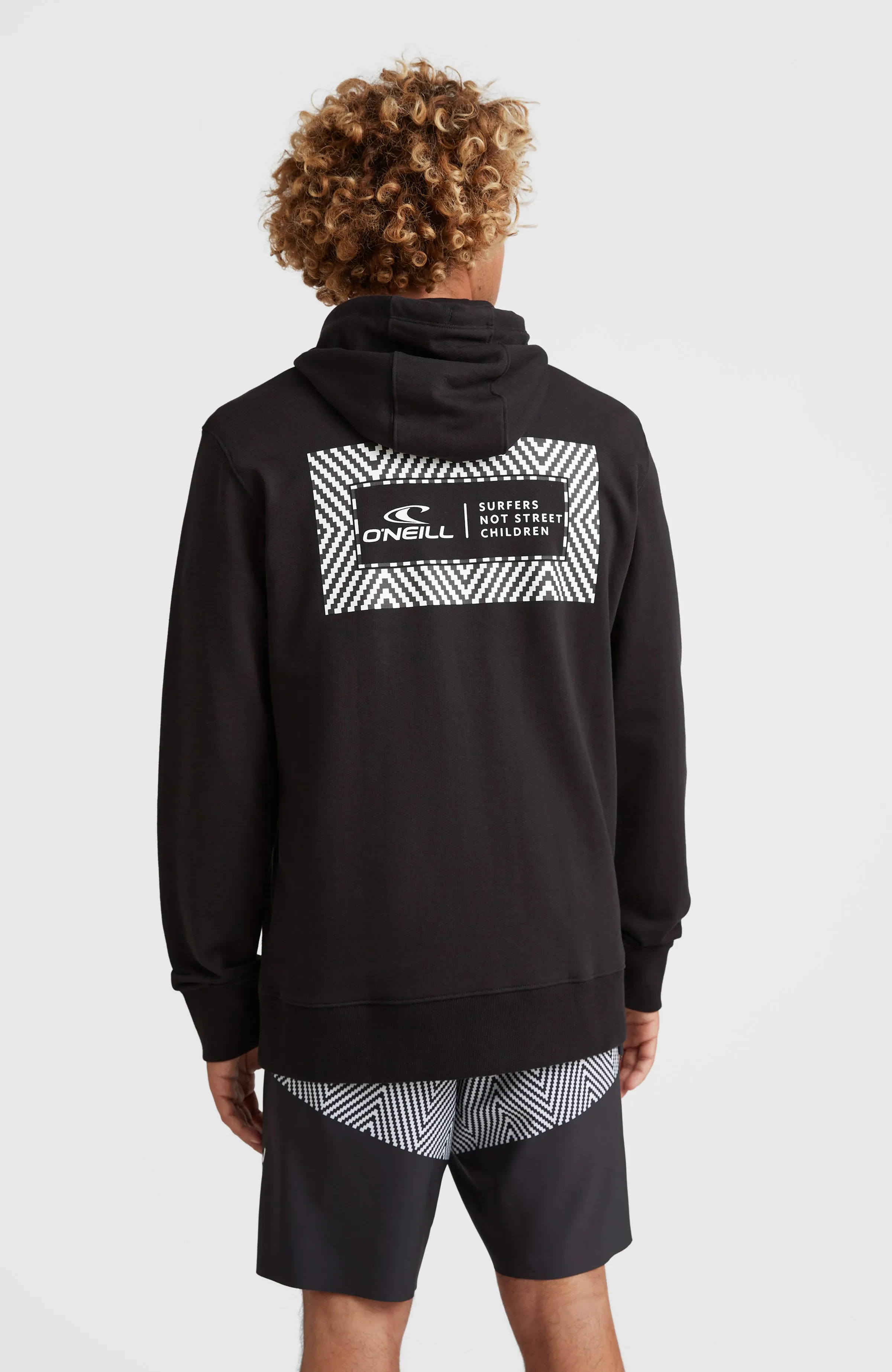 Surfers Not Street Children Hoodie | Black Out