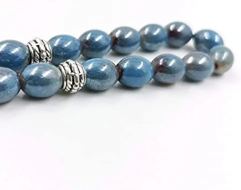 Tasbih Turkish Design Bracelet Ceramics 33 Beads Islamic Accessories Pendant Muslim 33 Prayer Bead Bracelets Eid Gift (8x10mm x 66 Beads)