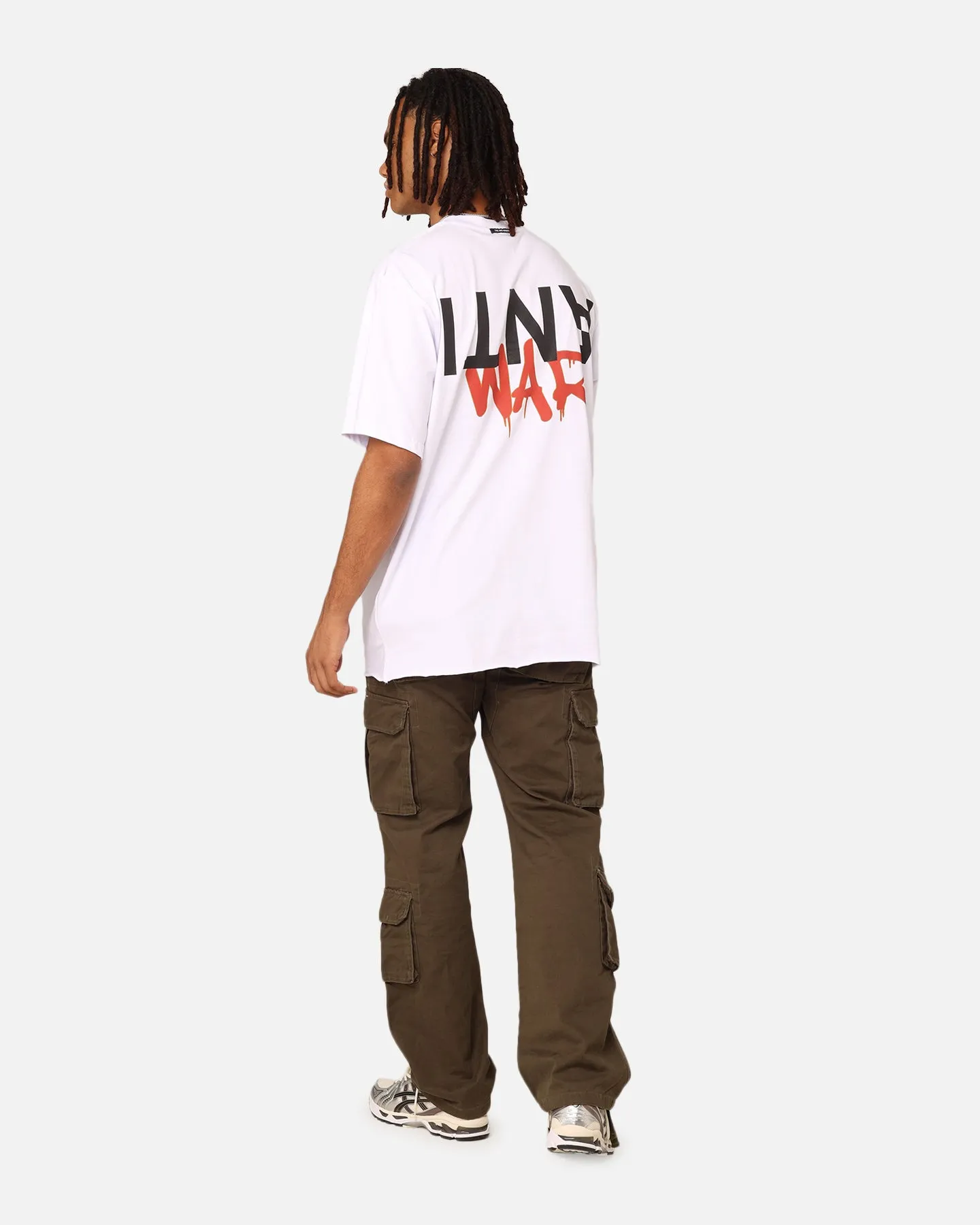 The Anti Order Anti War Baggy T-Shirt White