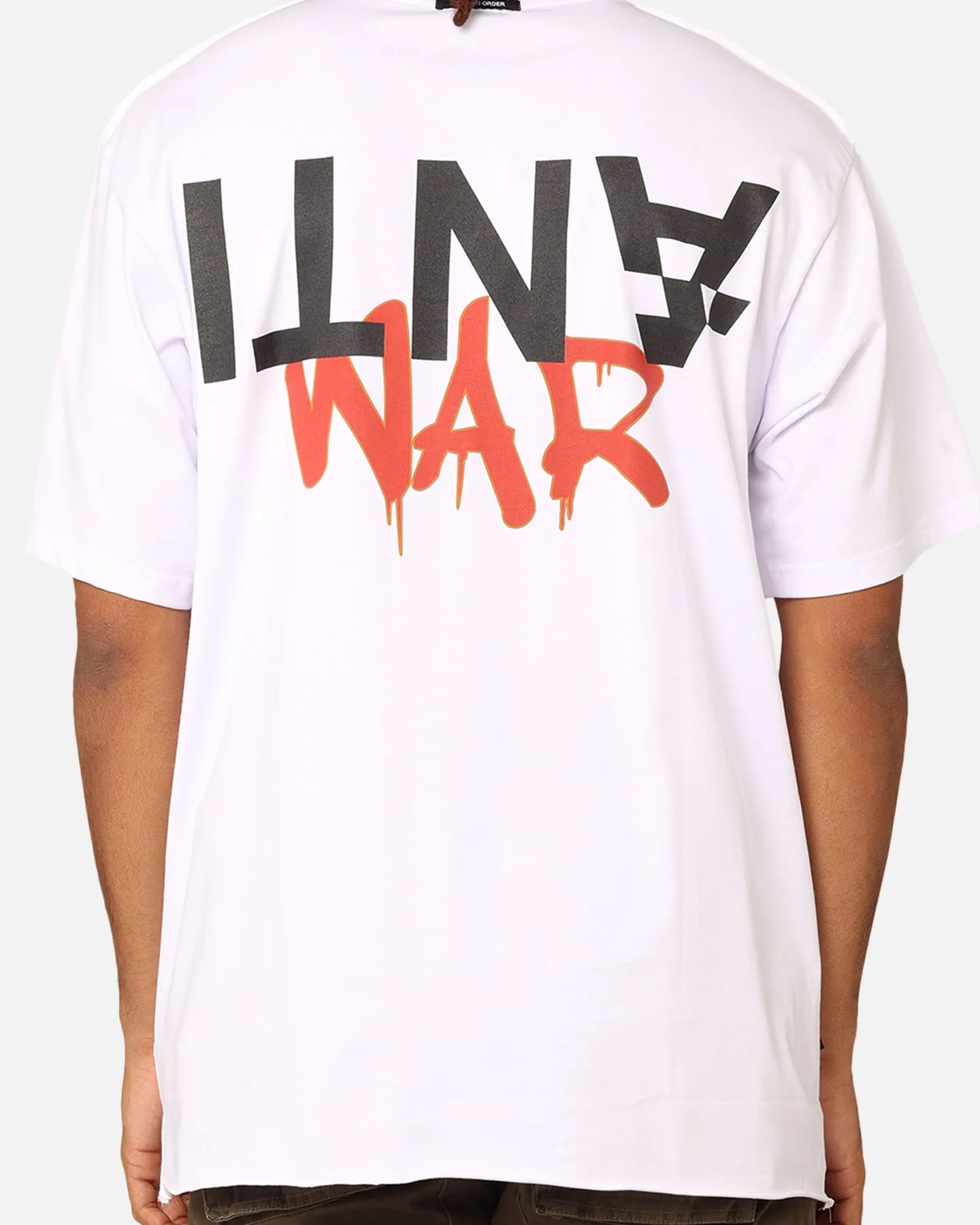The Anti Order Anti War Baggy T-Shirt White