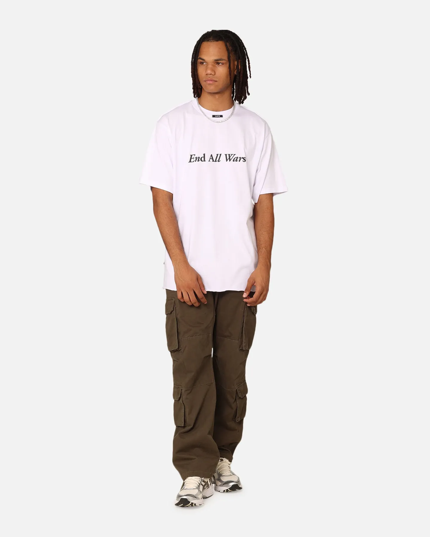 The Anti Order Anti War Baggy T-Shirt White