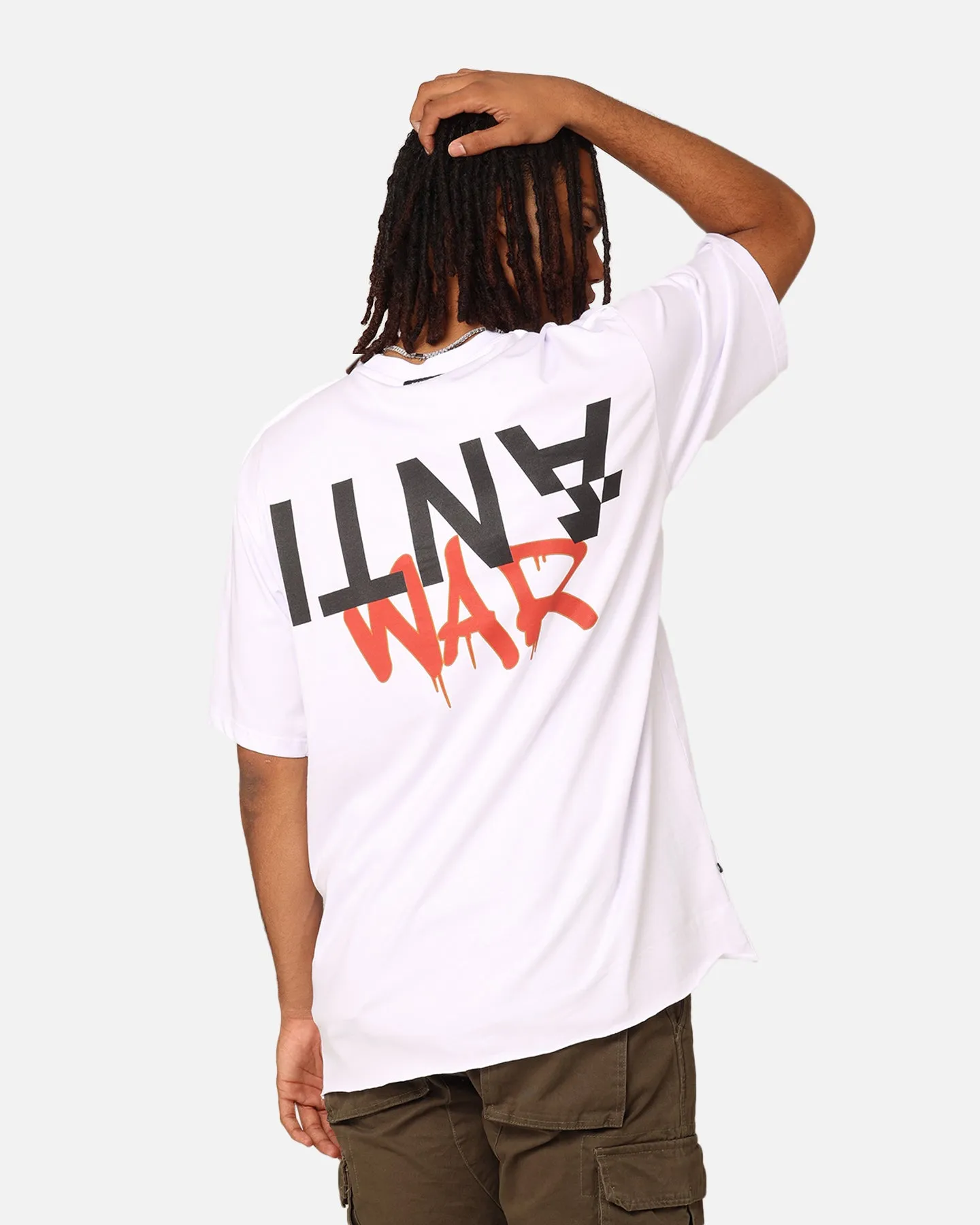 The Anti Order Anti War Baggy T-Shirt White