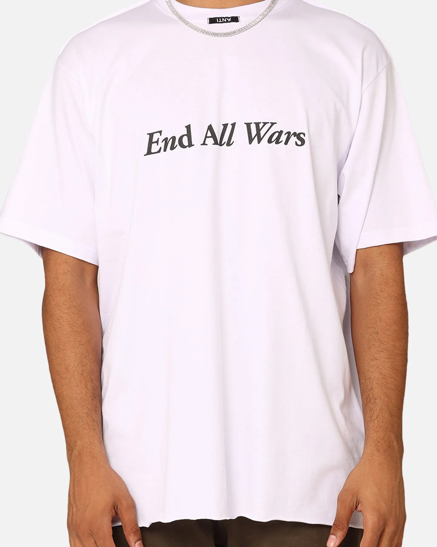 The Anti Order Anti War Baggy T-Shirt White