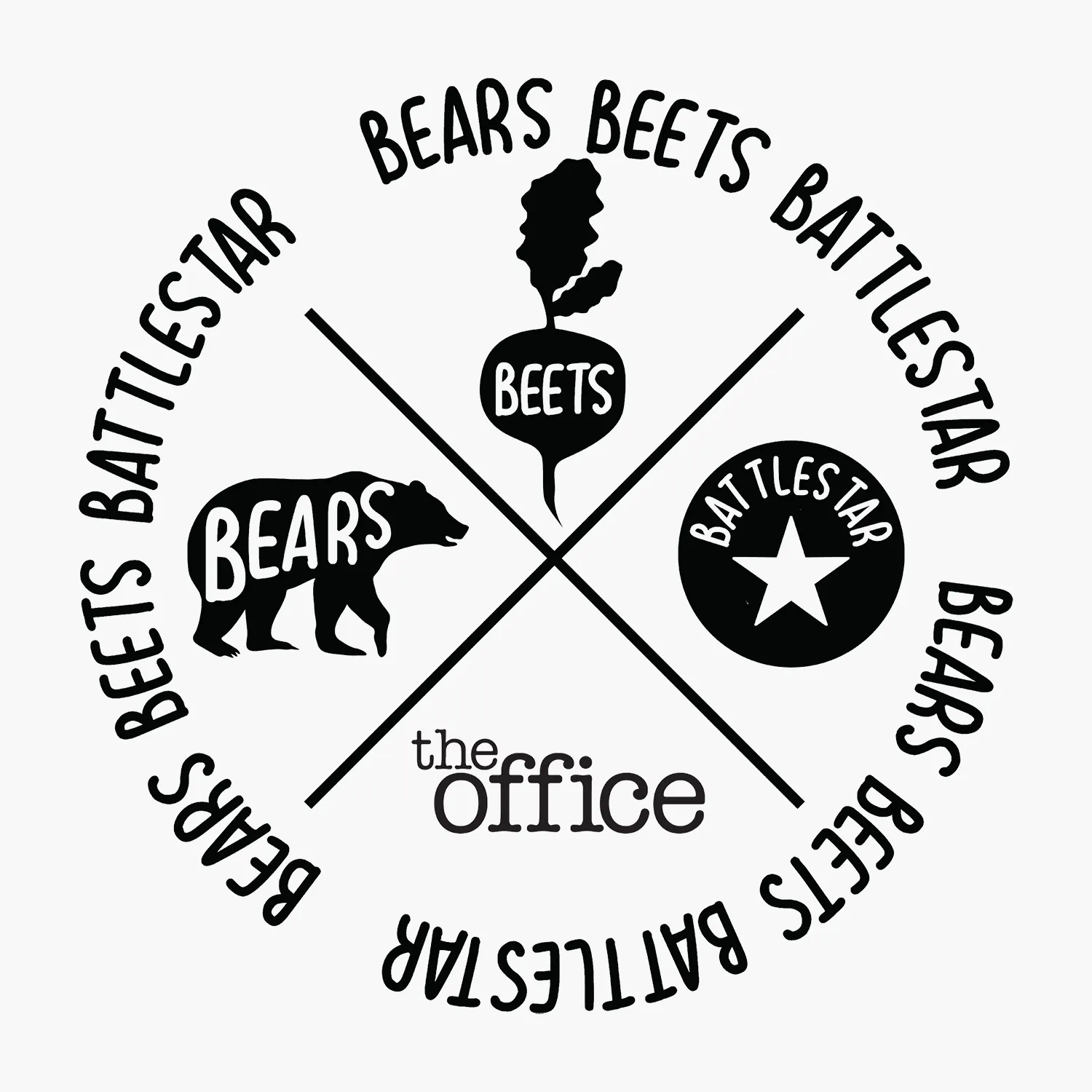 The Office - Bears, Beets, Battlestar Womens Cut Tee