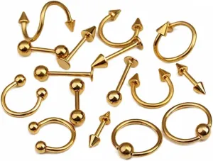 Tongue Bar Black Earrings Belly Button Belly Ring Body Jewelry Piercing Nose Piercing Jewellery Barbell