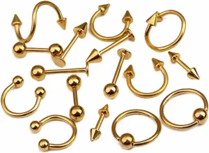Tongue Ring Black Earrings Barbell Fish Hook Necklace Pierced Earrings Nose Earrings Daith Piercing Body