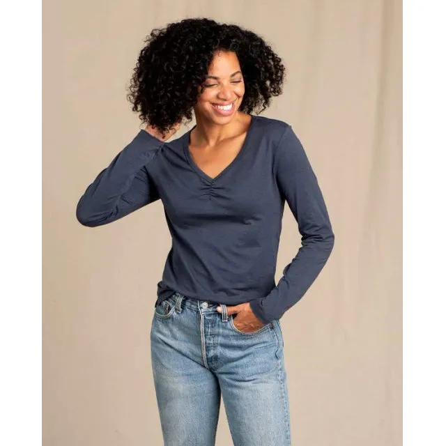 Womens Rose Ls Tee